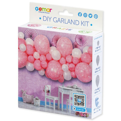 DIY KIT Baby Pink Latex Balloon Garland