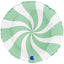 Balon Folie Rotund Acadea Alb-Mint 46cm Grabo