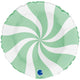 Balon Folie Rotund Acadea Alb-Mint 46cm Grabo