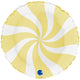 Balon Folie Rotund Acadea Alb-Vanilla 46cm Grabo
