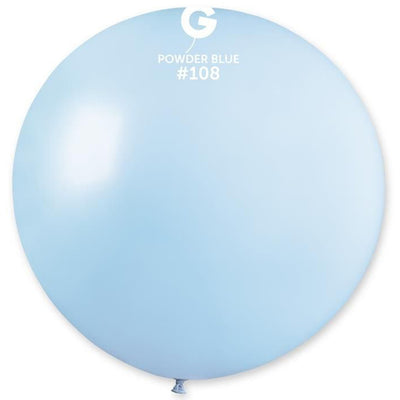 Balon Latex Jumbo 75cm Standard Powder Blue G30.108