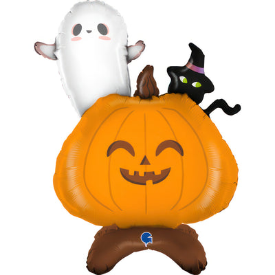 Balon Folie Figurina Happy Pumpkin 76cm