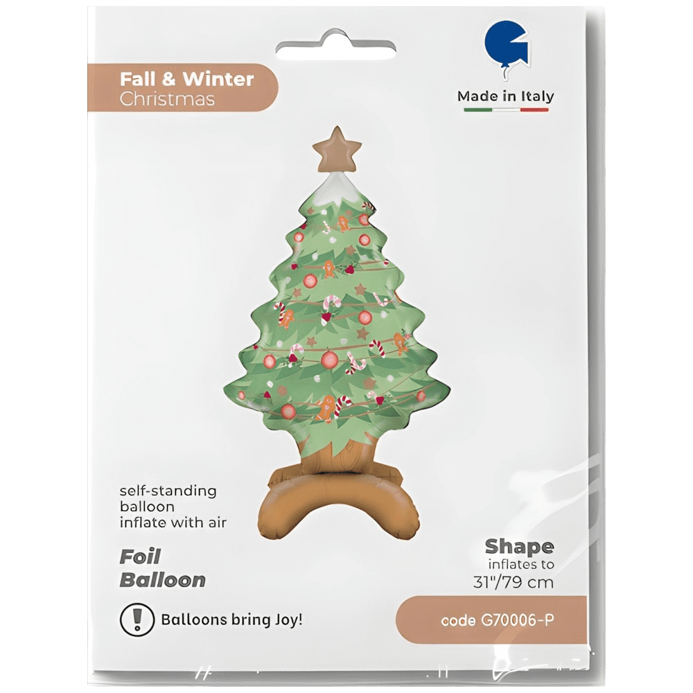Foil Balloon Figurine Christmas Tree 79cm Grabo