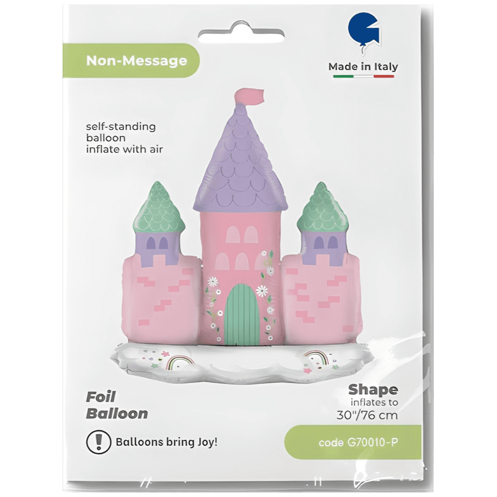 Foil Balloon Castle Figurine 76cm Grabo