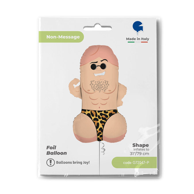 Foil Balloon Figurine Mr. D 79cm Grabo