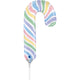 Balon Folie Mini Figurina Acadea Ciubuc Macaron 29cm