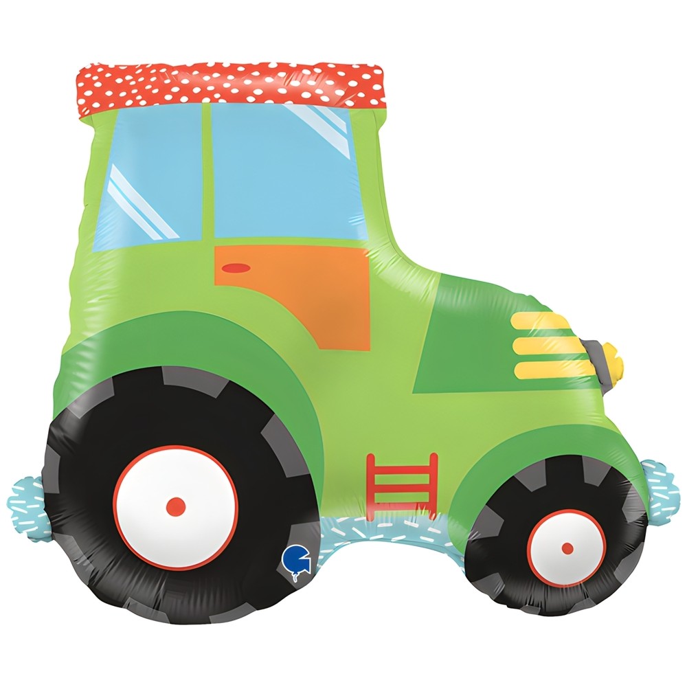 Foil Balloon Tractor Figure 69cm Grabo