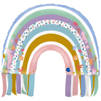 Rainbow Sea Animals Figure Foil Balloon 64cm Grabo