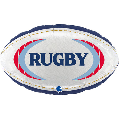 Balon Folie Figurina Minge Rugby Personalizabil 51cm