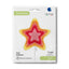 Foil Balloon Star Aura Pink Figurine 51cm