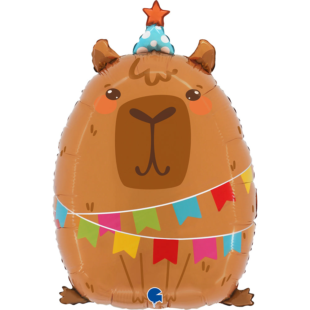 Foil Balloon Capybara Figurine 58cm