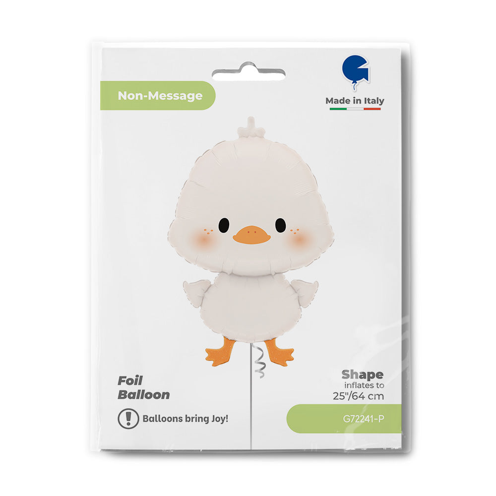 Balon Folie Figurina Ratusca Alba 64cm