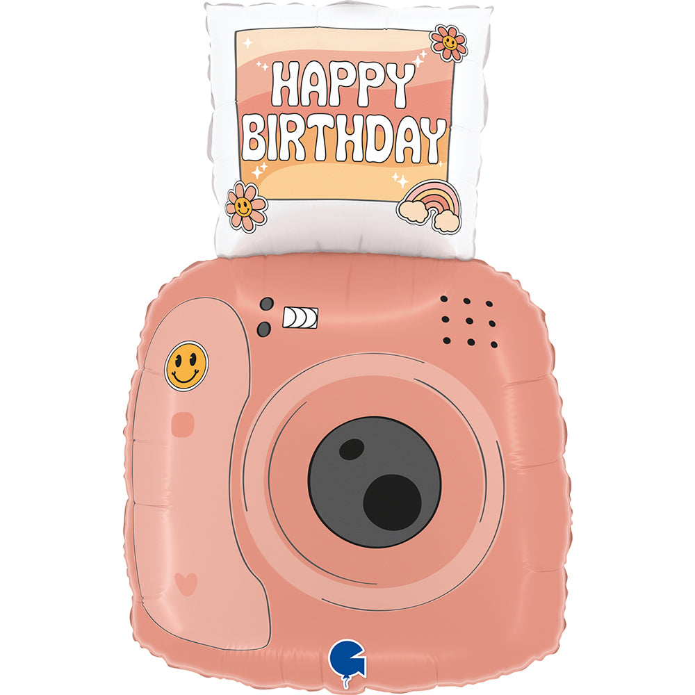 Foil Balloon Camera Figurine 61cm