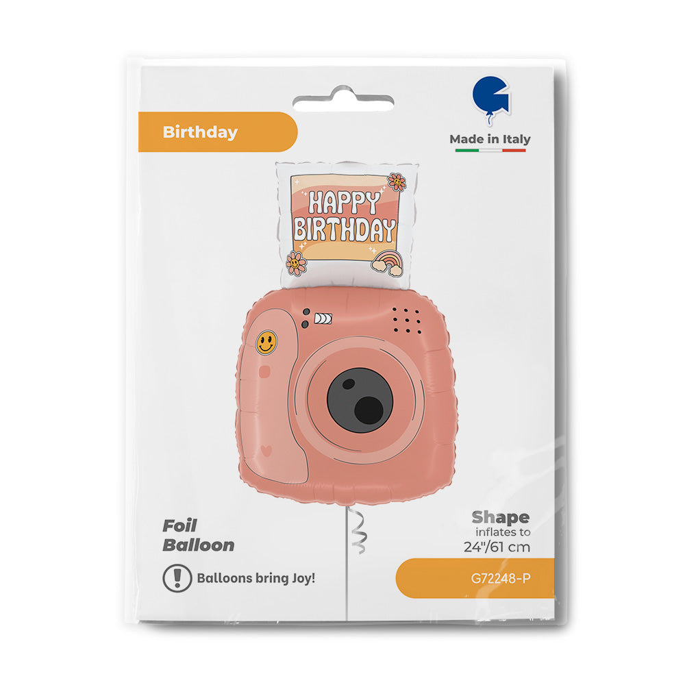 Foil Balloon Camera Figurine 61cm