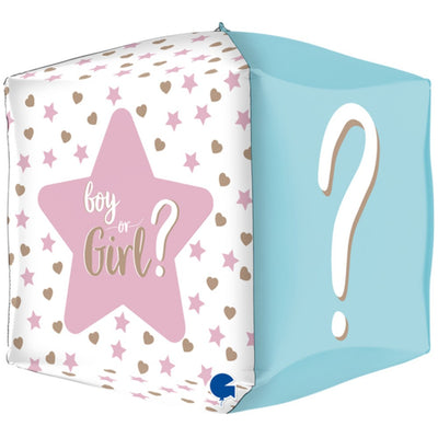Balon Folie CUB 4D Gender Reveal 38 cm Grabo