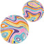 Balon Folie Sfera 4D Groovy Marble 38cm