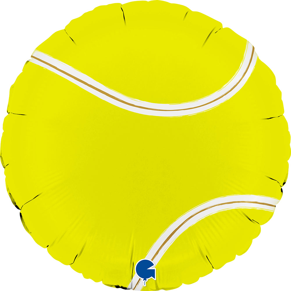 Round Foil Tennis Ball Balloon 46cm