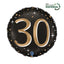 Balon Folie Rotund Aniversare 30 ani Auriu 46cm