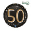Balon Folie Rotund Aniversare 50 ani Auriu 46cm