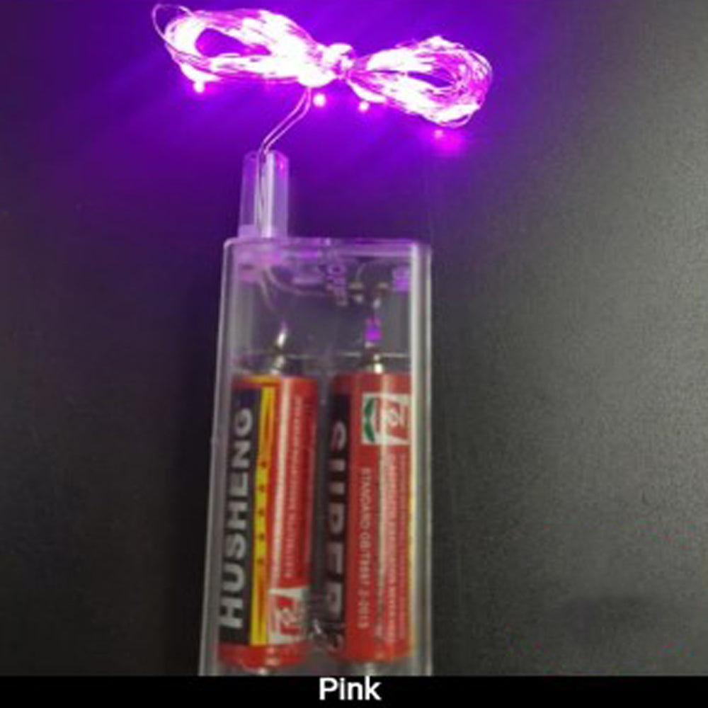 Pink LED Garland 3m