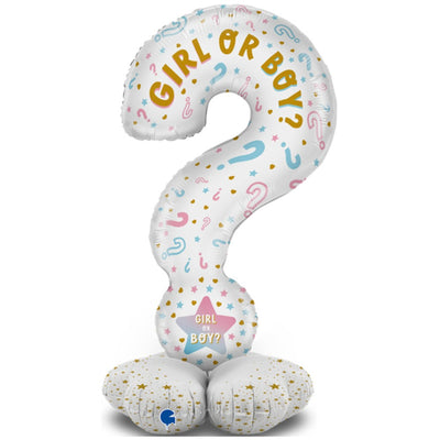 Balon Folie Figurina ? (AER) Gender Reveal 119 cm GRABO
