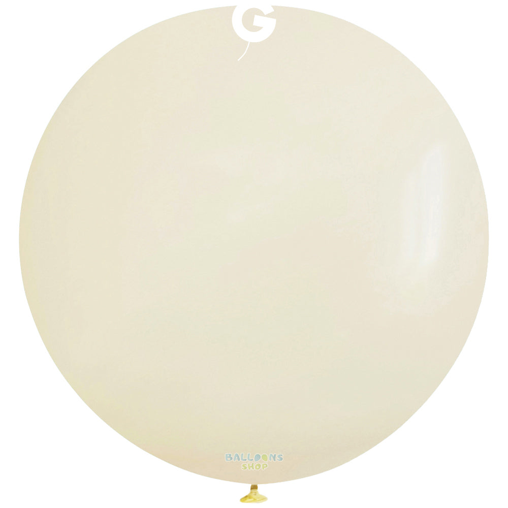 Jumbo Latex Balloon 75cm Ivory Standard RRD30P.59