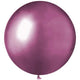 Jumbo Mirror Latex Balloon 16inch (40cm) Pink