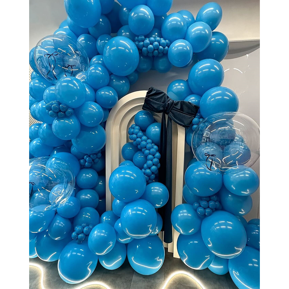 90cm Caribbean Blue Standard Jumbo Latex Balloon 2347
