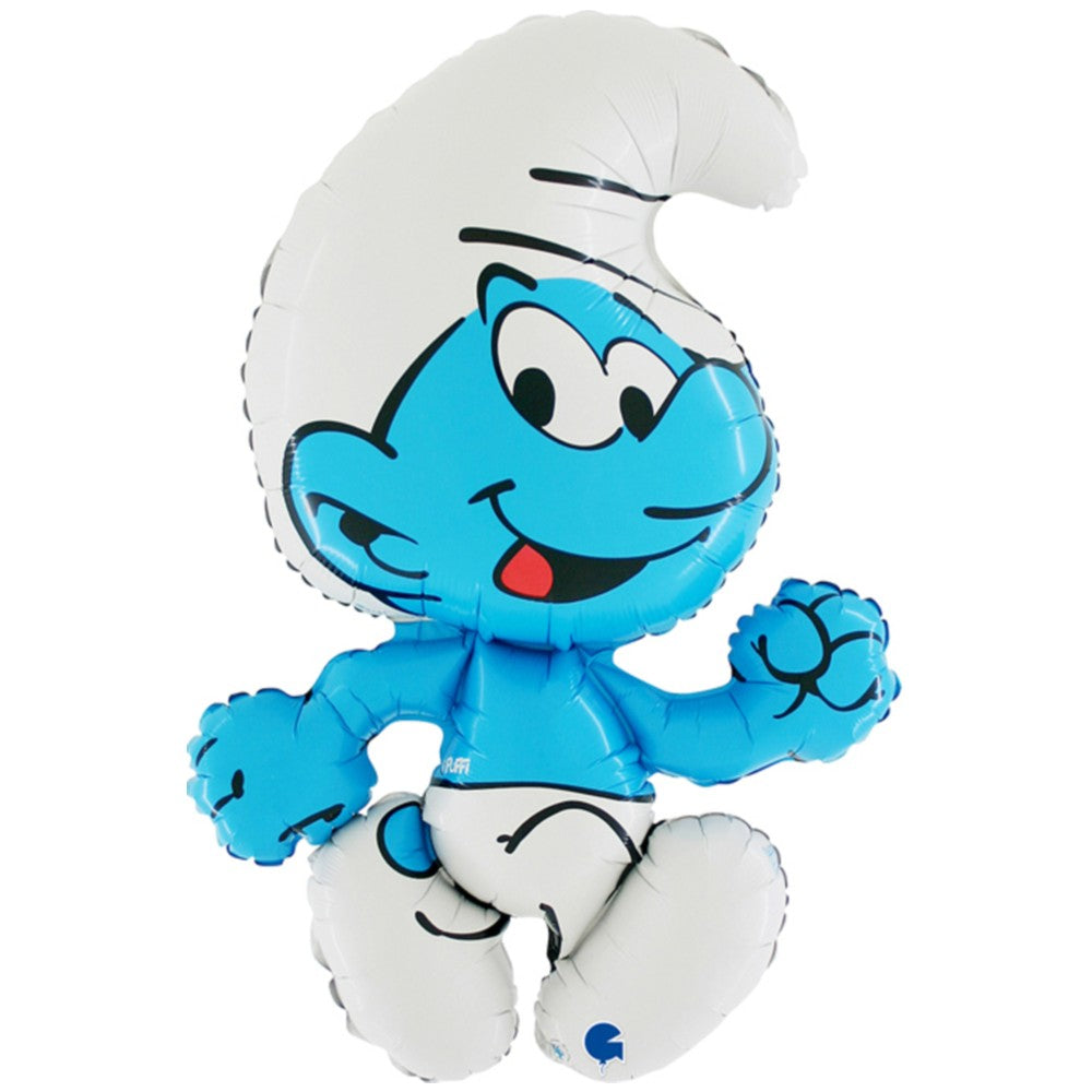 Foil Balloon Smurf Figure 102cm GRABO