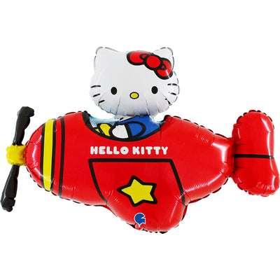 Hello Kitty Airplane Foil Figure Balloon 76cm