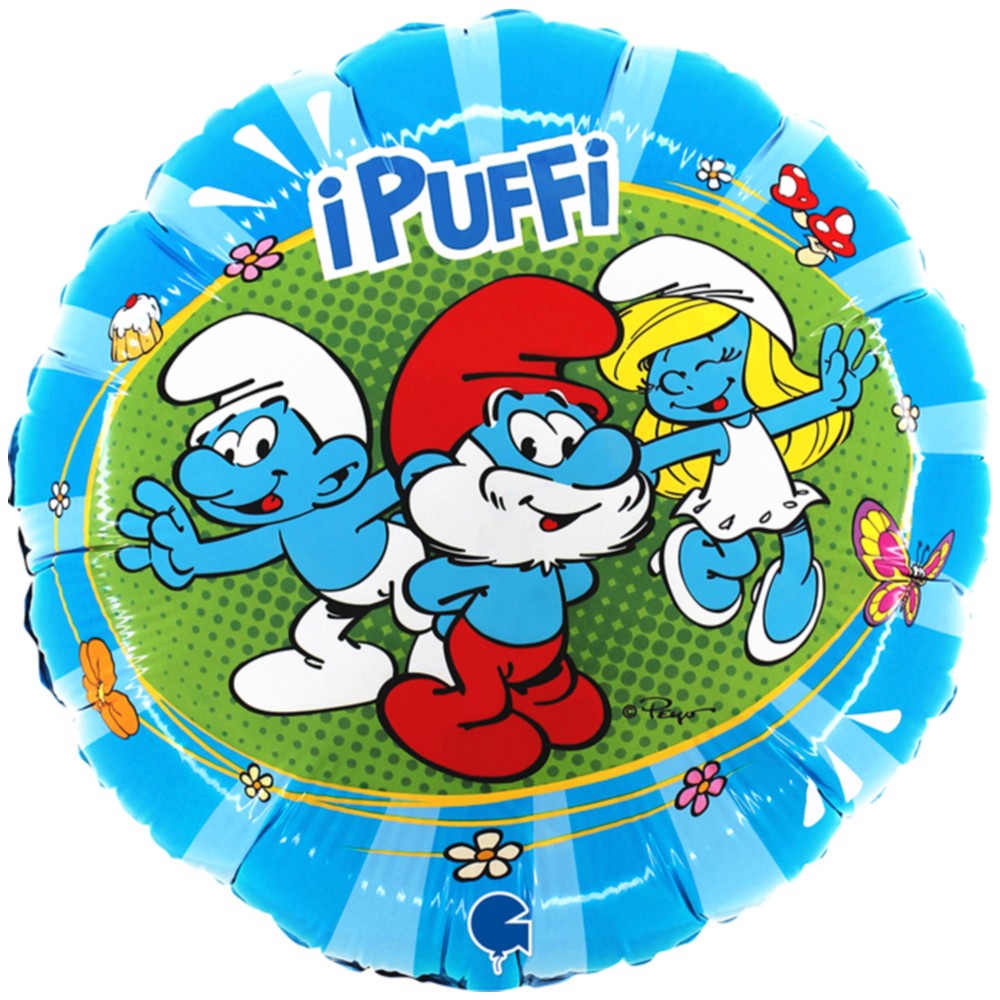 Balon Folie Strumfi 46 cm Grabo