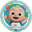 Round Cocomelon Foil Balloon 46cm