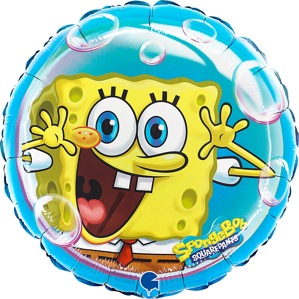Round SpongeBob Foil Balloon 46cm