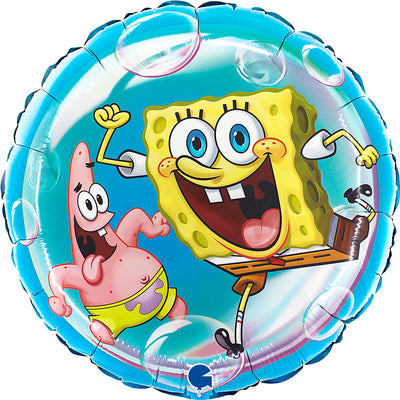 Round SpongeBob Foil Balloon 46cm