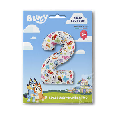 Balon Folie Cifra 2 Bluey 66cm