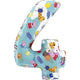 Foil Balloon Number 4 Peppa Pig 66cm