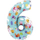 Foil Balloon Number 6 Peppa Pig 66cm