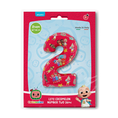 Foil Balloon Number 2 Cocomelon 66cm