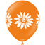 SET 25 Latex balloons 30cm assorted with Daisy print