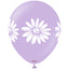 SET 25 Latex balloons 30cm assorted with Daisy print