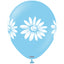 SET 25 Latex balloons 30cm assorted with Daisy print