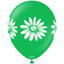 SET 25 Latex balloons 30cm assorted with Daisy print
