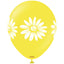 SET 25 Latex balloons 30cm assorted with Daisy print