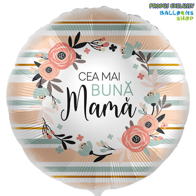 Balon Folie Cea mai buna Mama! 43cm