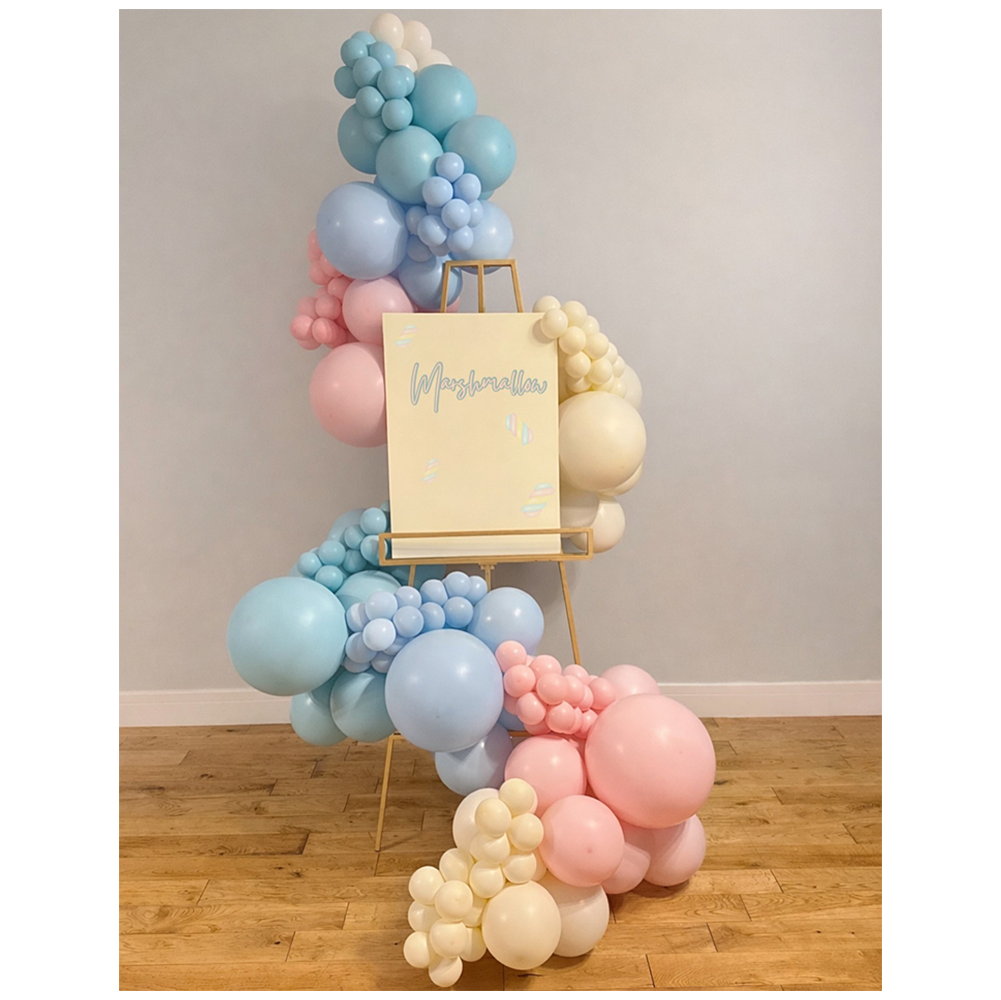 13cm Powder Pink Marshmallow Latex Balloons A50.107