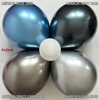 SET 500 Baloane Latex 13cm Mirror Silver XL 5002
