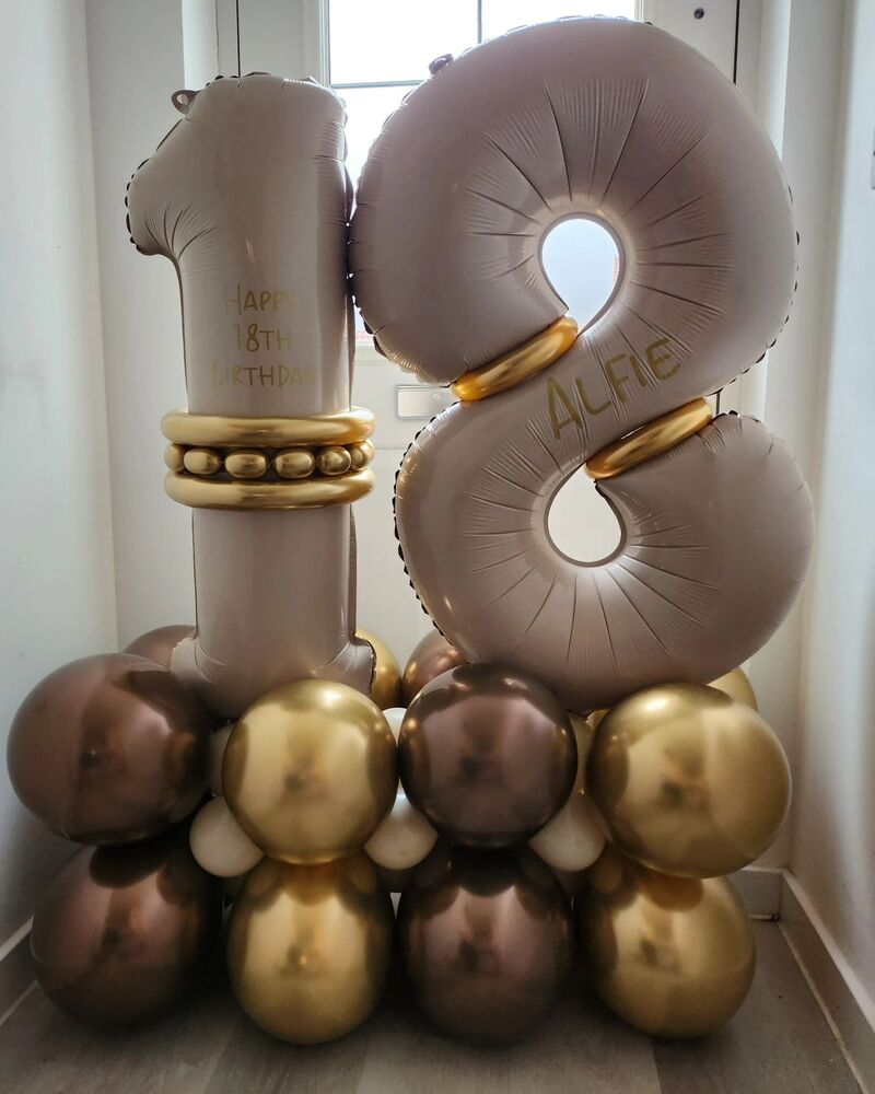 Jumbo Latex Balloon 45cm Chocolate Mirror 5014 Kalisan