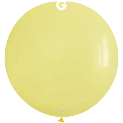 Balon Latex Jumbo 75cm Macaron Baby Yellow G30.43