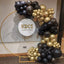 60cm Space Nebula Jumbo Latex Balloon - Black (Print: Gold)