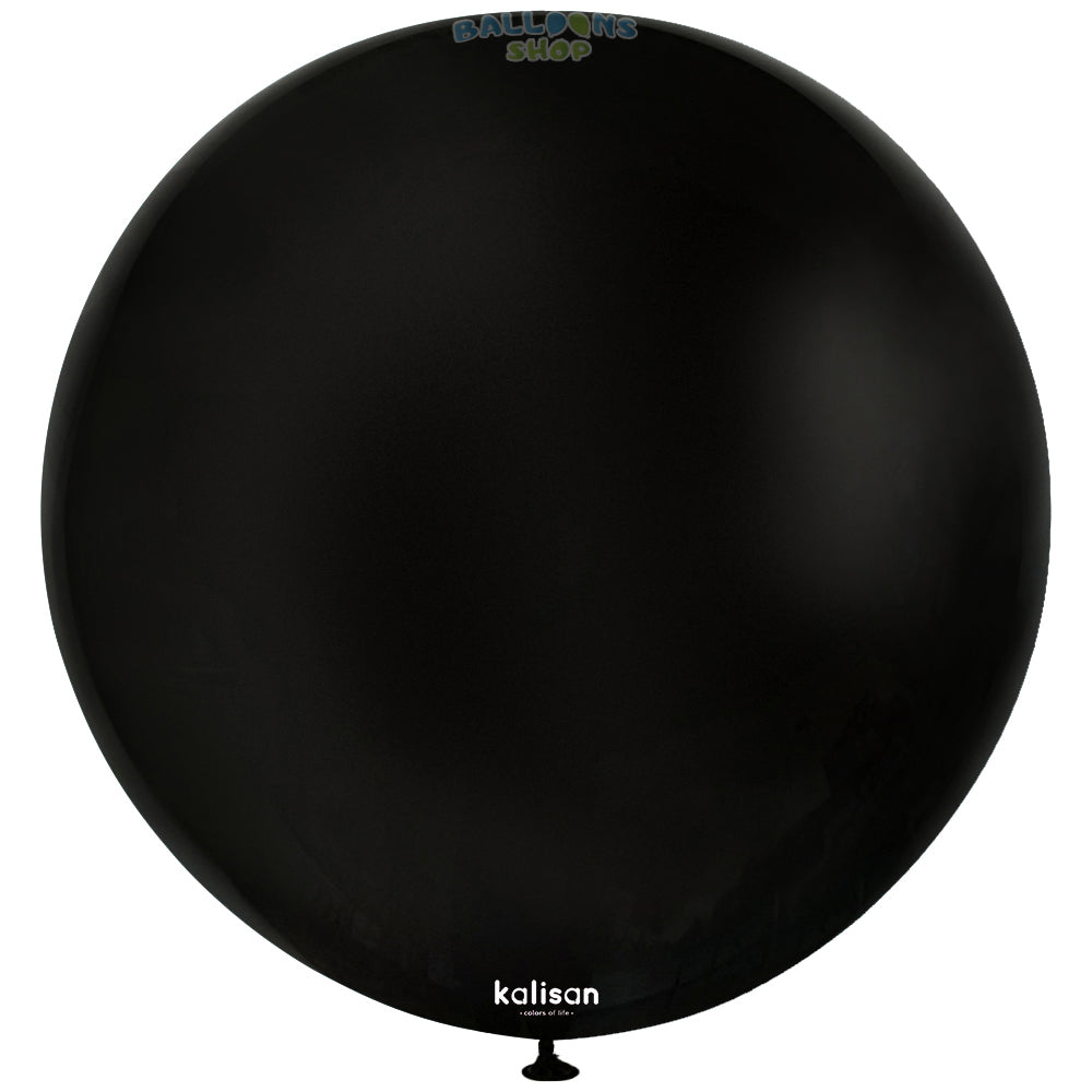 Jumbo Latex Balloon 90cm Black Standard 2332